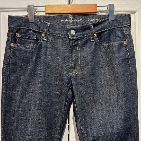 7 For All Mankind “Roxanne” Jeans Size 31 - Picture 2 of 13
